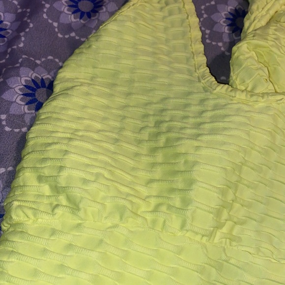 Nwt still in package neon yellow catsuit shapewear - Picture 4 of 6